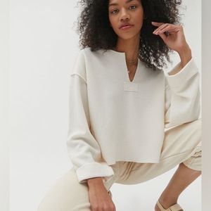 UO Jax Inside Out Notch Neck Top